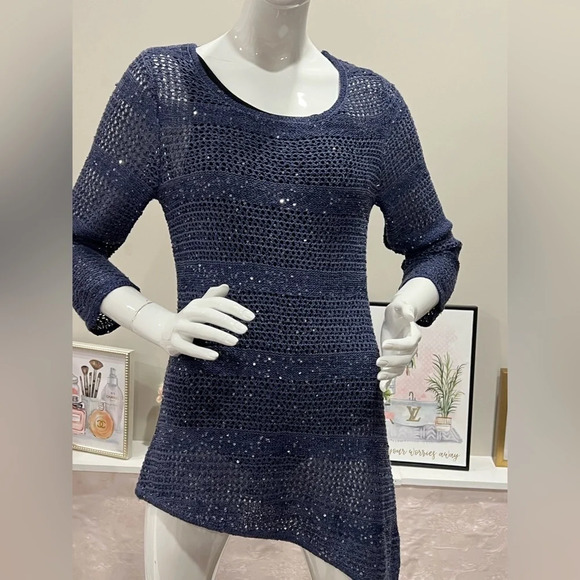I.N.C  International Concepts Sweaters | Blue
Sparkly Sweater - Picture 1 of 5